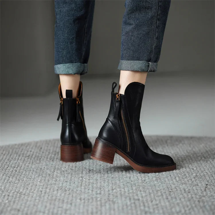 Byron | Leather Boots